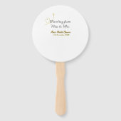 Traveling from Miss to Mrs bridal shower add name ハンドファン (裏面)