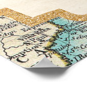 Traveling from MISS TO MRS. Bridal Shower Welcome ポスター (角)