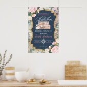 Traveling from MISS TO MRS. Bridal Shower Welcome  ポスター (キッチン)