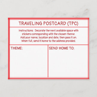 TRAVELING POSTCARD (TPC) ポストカード