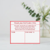 TRAVELING POSTCARD (TPC) ポストカード (スタンド正面)