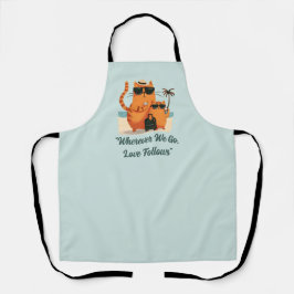 Travelling Cat Love Moment エプロン