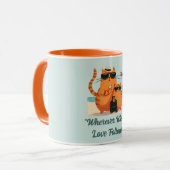 Travelling Cat Love Moment マグカップ (正面左)