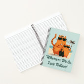 Travelling Cat Love Moment Spiral Notebook ノートブック (内部)
