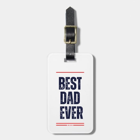 Travelling Dad's Luggage Tag ラゲッジタグ (正面縦)