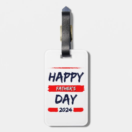 Travelling Dad's Luggage Tag ラゲッジタグ (裏面縦)