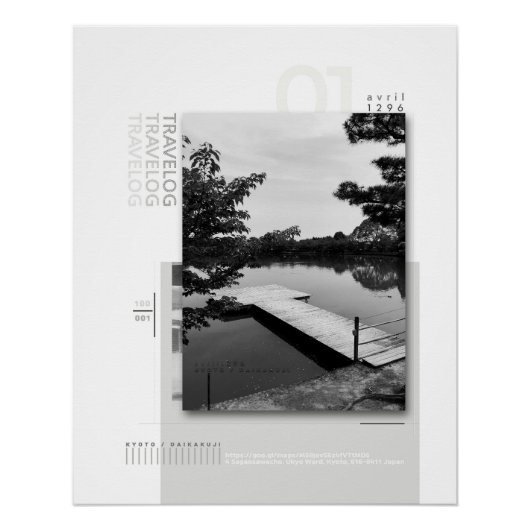 travelog_1光沢ポスター ポスター (正面)