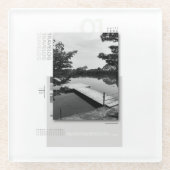 travelog_1 ガラスコースター (正面)