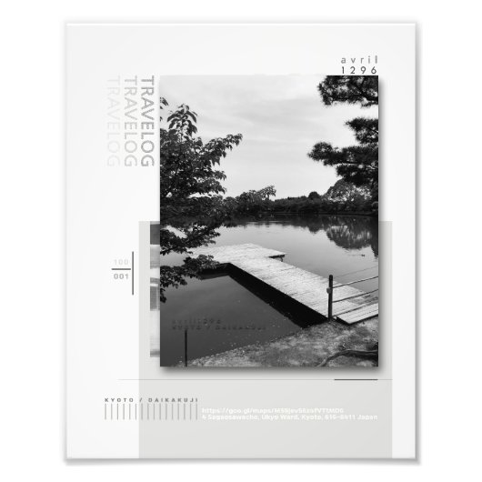 travelog_1 フォトプリント            (正面)