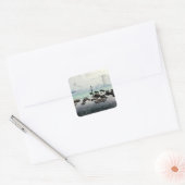 travelog_3 スクエアシール (封筒)
