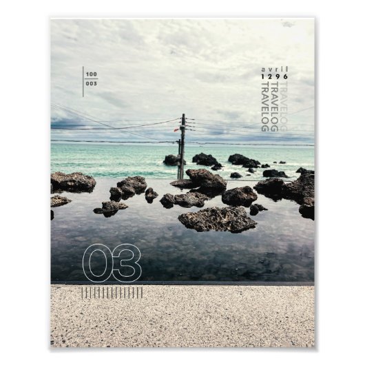 travelog_3 フォトプリント            (正面)