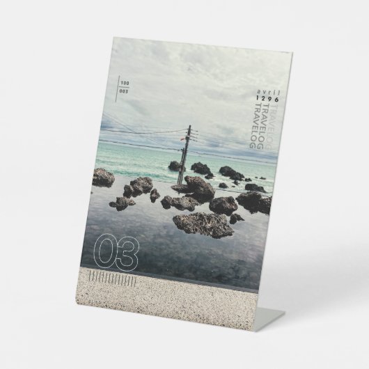 travelog_3 台座サイン (正面)