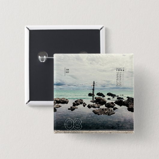 travelog_3 缶バッジ (正面&裏面)