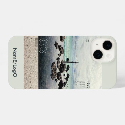 travelog_3 iPhoneケース iPhone 14ケース (裏面横)