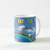 TravelTourTaste MUG コーヒーマグカップ (正面右)