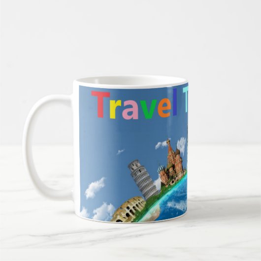 TravelTourTaste MUG コーヒーマグカップ (左)