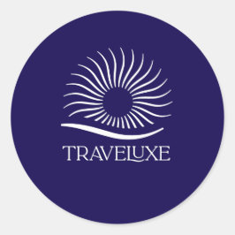 Traveluxe Logo Round Sticker ラウンドシール