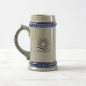 Traveluxe Logo Stein ビールジョッキ (左)