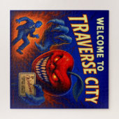 TRAVERSE CITY 20 X 20 INCH JIGSAW PUZZLE. ジグソーパズル (横)