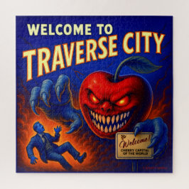 TRAVERSE CITY 20 X 20 INCH JIGSAW PUZZLE. ジグソーパズル