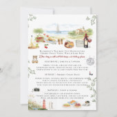 Traverse City Bachelorette Weekend Itinerary 招待状 (正面)