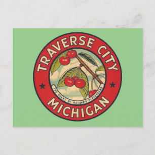 Traverse City, Michigan -  Postcard ポストカード