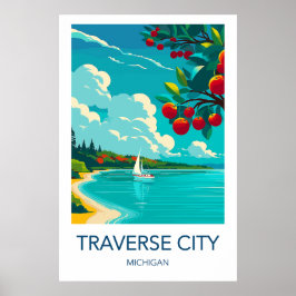 Traverse City Travel Poster ポスター