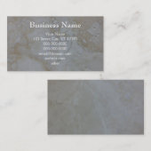 Travertineの石灰岩 名刺 (正面/裏面)