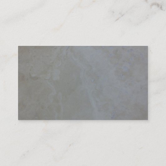 Travertineの石灰岩 名刺 (裏面)