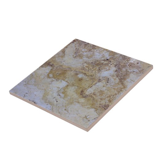 travertineの石 タイル (側面)