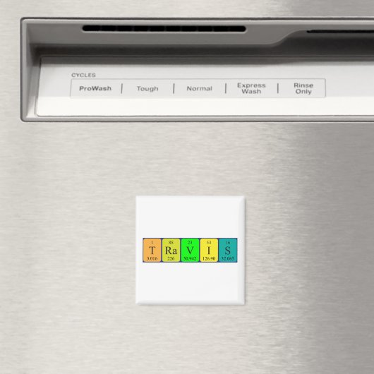 Travis周期表名磁石 マグネット (インサイチュ (食洗機))