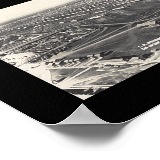 Travis Sam Houston写真1917 ポスター (角)