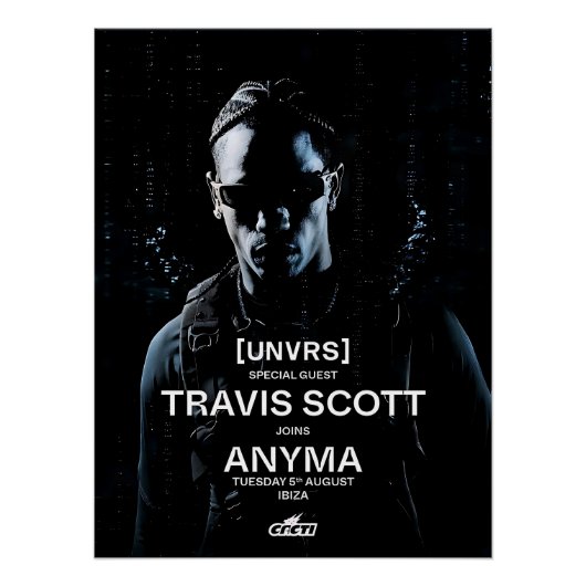 Travis Scott - Anyma - [UNVRS] Poster ポスター (正面)