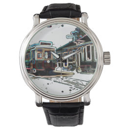 TRCネオンストリートカーアットストンメンズウォッチ 腕時計