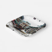 TRCネオンストリートカーアットノースクエア紙プレート ペーパープレート (傾斜あり)