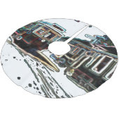 TRCネオン市電at stnツリースカート ブラッシュドポリエステルツリースカート (アングル)