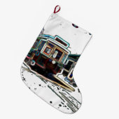 TRCネオン市電at stnラージクリスマスストッキング ラージクリスマスストッキング (正面 (吊り時))