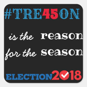 #Tre45onは季節のステッカーの理由です スクエアシール