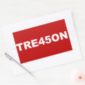 TRE45ON通常ステッカー 長方形シール (封筒)