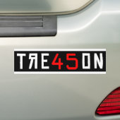 TRE45SONのバンパーステッカー バンパーステッカー (車上)