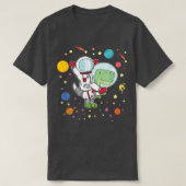 TRe Astronaut Kids Dinosaur Spaceman Funny Space  Tシャツ (デザイン正面)