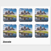 Tre Cime di Lavaredo/Drei Zinnen Dolomite mountain スクエアシール (シート)