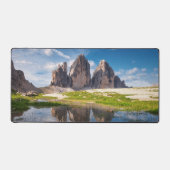 Tre Cime di Lavaredo/Drei Zinnen Dolomite mountain デスクマット (正面)