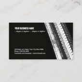 Tread Marks on Dark Canvas 名刺 (裏面)