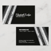 Tread Marks on Dark Canvas 名刺 (正面/裏面)