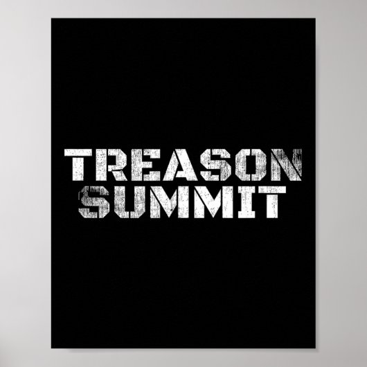 #treasonsummit トランプ大統領を弾劾 45 86州 ポスター (正面)