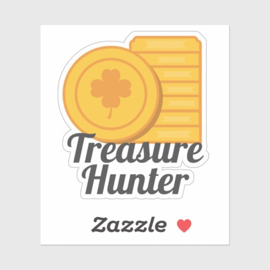 Treasure Hunter St Patrick's Day Gold Coins シール (シート)