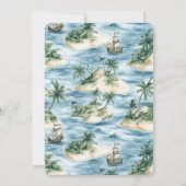 Treasure Island Birthday 招待状 (裏面)