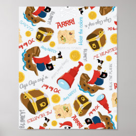 Treasure Island Party Pirate Poster ポスター