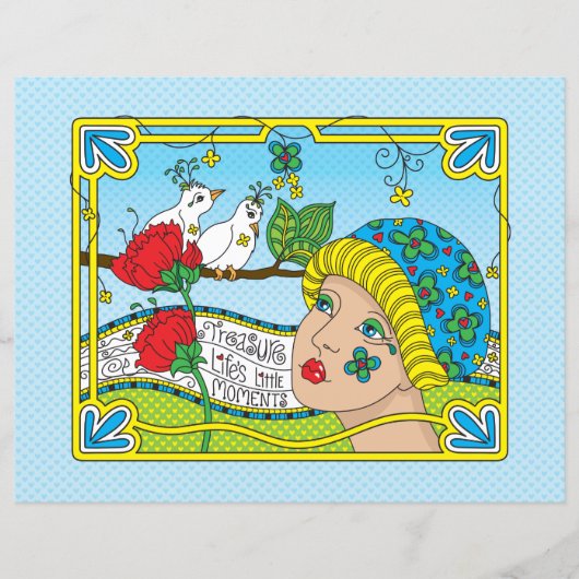 Treasure Life's Moments_Flat紙シート11x 8.5インチ (正面)